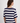 Monari Navy Striped T-Shirt